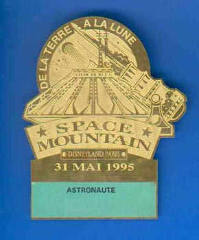 Space Mountain Mission 2 DLP Disneyland Paris Attraction Series Disney Pin
